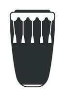 A drum icon on a white background vector