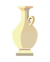 Ancient vase icon in cartoon style on a white background vector