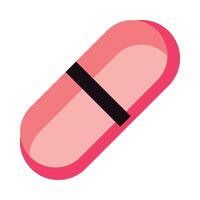Pill icon isolated on white background vector
