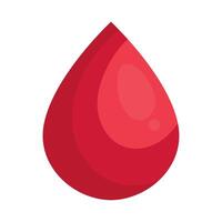 Blood drop icon illustration vector