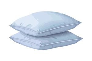 Pillows on a white background vector