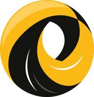 Abstract Design of Interlocking Circles vector