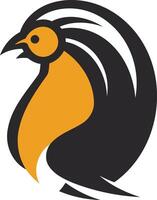 Stylish rooster logo, perfect for a bold brand identity vector