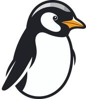 Cartoon Illustration of a Penguin vector