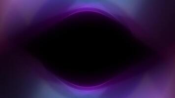 Abstract blur mist smoke texture on black background. Gradient wave curve lines with blend colorful neon glow for overlay element. video