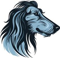 Stylized Profile of a Greyhound Dog vector
