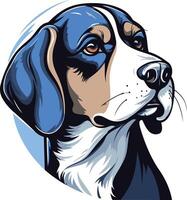 A striking illustration of a bernese mountain dog, capturing the breed's iconic colors and soulful expression vector