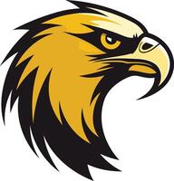 Powerful eagle head graphic for mascot, logo, or branding design vector