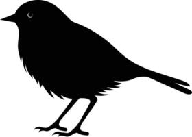 Simple and elegant silhouette of a small bird, perfect for adding a touch of nature to your designs vector