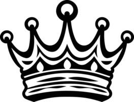 A simple, bold, and classic crown design, perfect for adding a touch of royalty to your projects vector