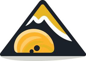 Abstract Mountain Design vector