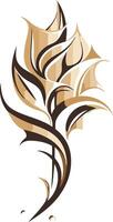 Abstract Stylized Flower Design vector