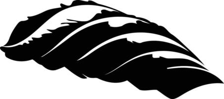 Simple black silhouette of a wave, perfect for design projects, web graphics, or print media vector