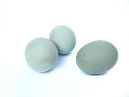 Salted eggs is a general term for dishes made from eggs that are preserved by salting them with excess salt to deactivate the breakdown enzyme. Most salted eggs are duck eggs. photo
