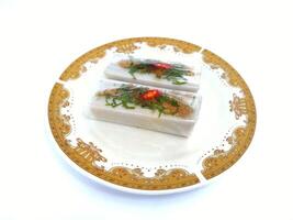Gandus cake is a typical Palembang cake which is quite famous. This cake is a small moist cake without wrapping. photo