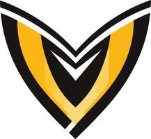 Abstract V Shape Logo Design vector