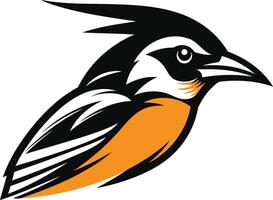 A bold and dynamic bird logo design, perfect for a sports team, brand, or organization seeking a powerful and memorable symbol vector