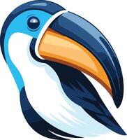 A vibrant and playful illustration of a toucan, perfect for branding, logos, and social media vector