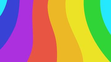 Colorful Wavy Lines Abstract Background Design vector