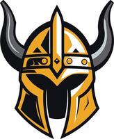 Viking Helmet with Horns vector