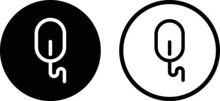 Mouse icon set in two styles . Pointer icon . Click icon vector