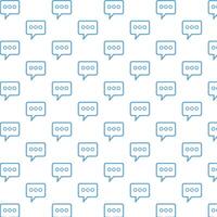 Chat pattern . Speech bubble chat pattern . Chat background . illustration vector