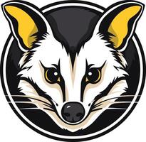 A bold and striking logo featuring a stylized animal head in a circular frame, perfect for a brand seeking a unique and memorable visual identity vector