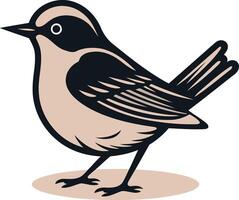 A Simple Illustration of a Bird vector