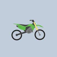 motocross in flat design. vector