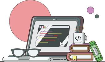 Developer Time Design vector