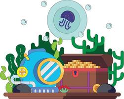 Under Sea Design vector
