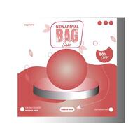 This is a social media design template. vector