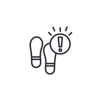 Intrusion Detection icon. .Editable stroke.linear style sign for use web design,logo.Symbol illustration. vector