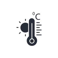 degree celcius icon. .Editable stroke.linear style sign for use web design,logo.Symbol illustration. vector