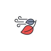 wind icon. .Editable stroke.linear style sign for use web design,logo.Symbol illustration. vector
