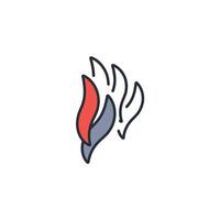 Smoke icon. .Editable stroke.linear style sign for use web design,logo.Symbol illustration. vector