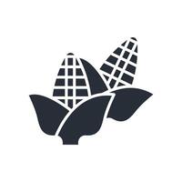 corn icon. .Editable stroke.linear style sign for use web design,logo.Symbol illustration. vector