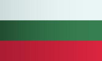 Bulgaria national flag. Country identity vector