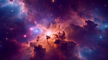parallel universe where stars and galaxies shine across the universe with wonder and intrigue. video