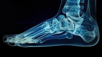 3D X-Ray of Ankle Joint Showing Pain and Inflammation photo