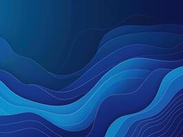 Abstract Blue Wave Pattern Background For Minimalist Design and Graphic Art photo