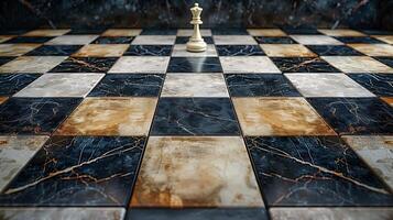 Black And White Checker floor Grunge Room. Checker floor empty space photo