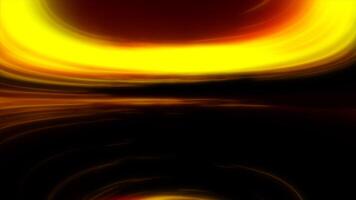 Vibrant, curved light streaks in shades of yellow and orange, creating a dynamic and fluid energy effect, in high quality 4k, motion design video