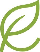An eco-friendly 'E' logo, designed for versatile functionality, is perfect for t-shirt designs with a modern, clean aesthetic and ideal for branding across various companies vector