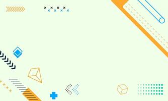 Abstract geometric shapes in vibrant colors on a clean background perfect for modern designs, backgrounds, or digital art projects. vector