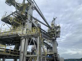 Stacker Reclaimer chain bucket on power plant project. photo