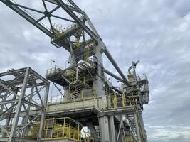 Stacker Reclaimer chain bucket on power plant project. photo
