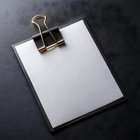 clip and paper photo