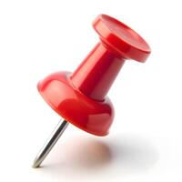 red push pin photo