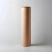 Kraft paper tube mock-up photo